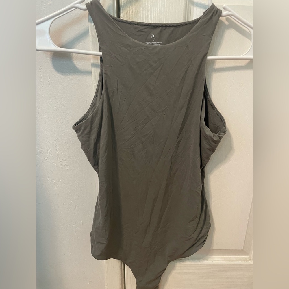 Gray Sleeveless Women's Top